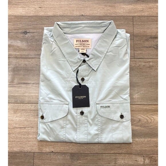Filson Other - Filson Twin Lakes Sport Shirt Mens 3XL Soft Moss Long Sleeve Vented Lightweight